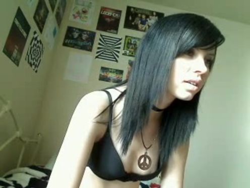 Emo teen webcam