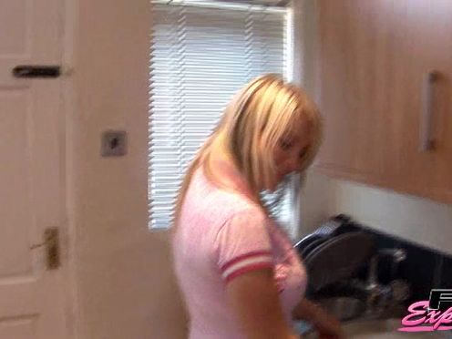 Faith Exposed - Kitchen Blowjob