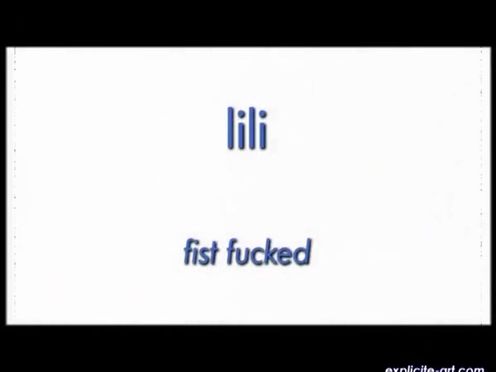Lili Fisting for Casting(In French,Short Clip but nice)